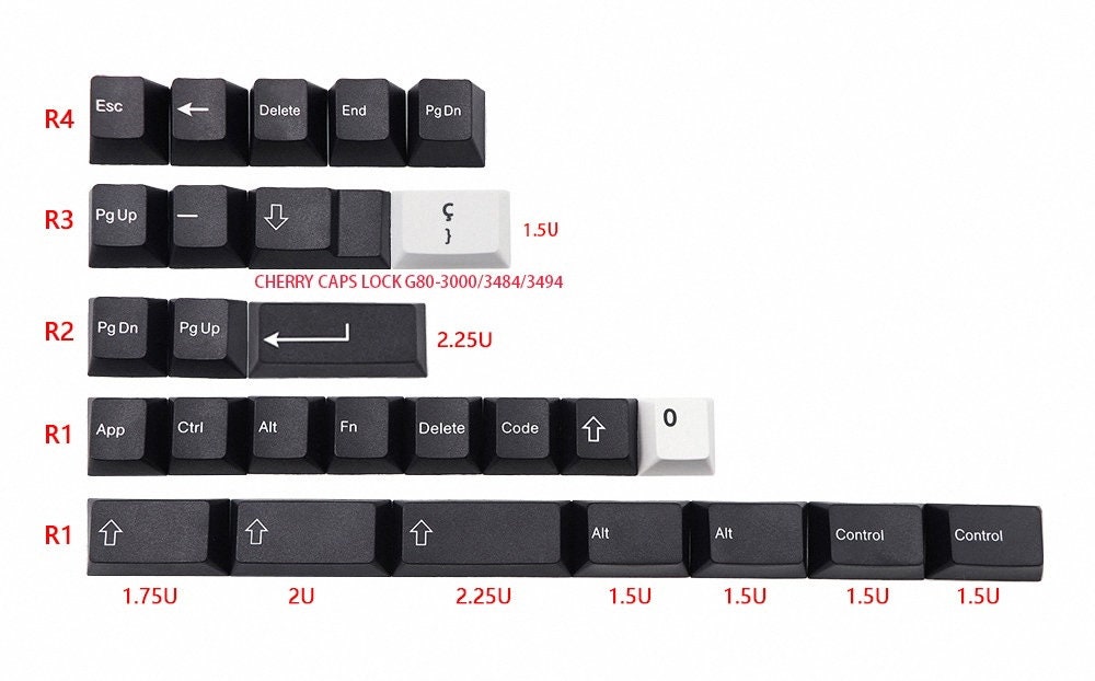  ffzhushengmy DIY Keycap 136pcs muestra de teclado mecánico para  juegos de teclado de diseño blanco puro 136 teclas de contorno blanco  lechoso teclado de personalidad (cuerpo axis: perfil XDA, color: teclas