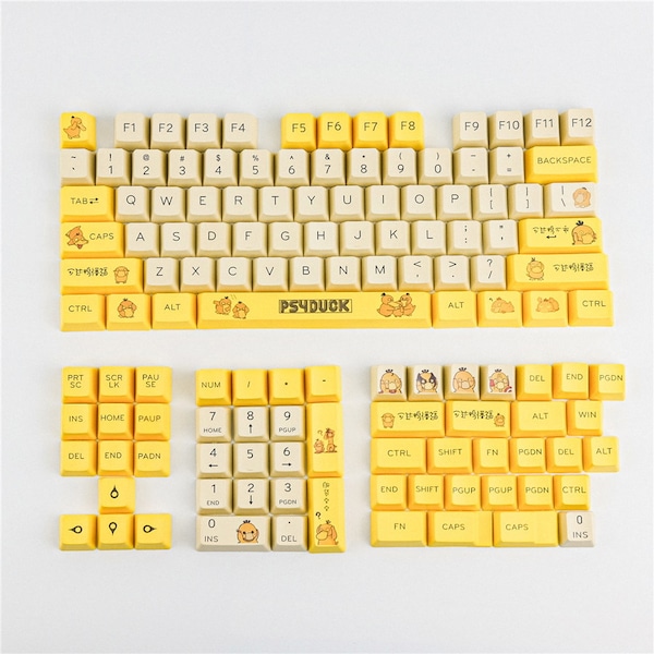 Duck Keyboard Caps Etsy