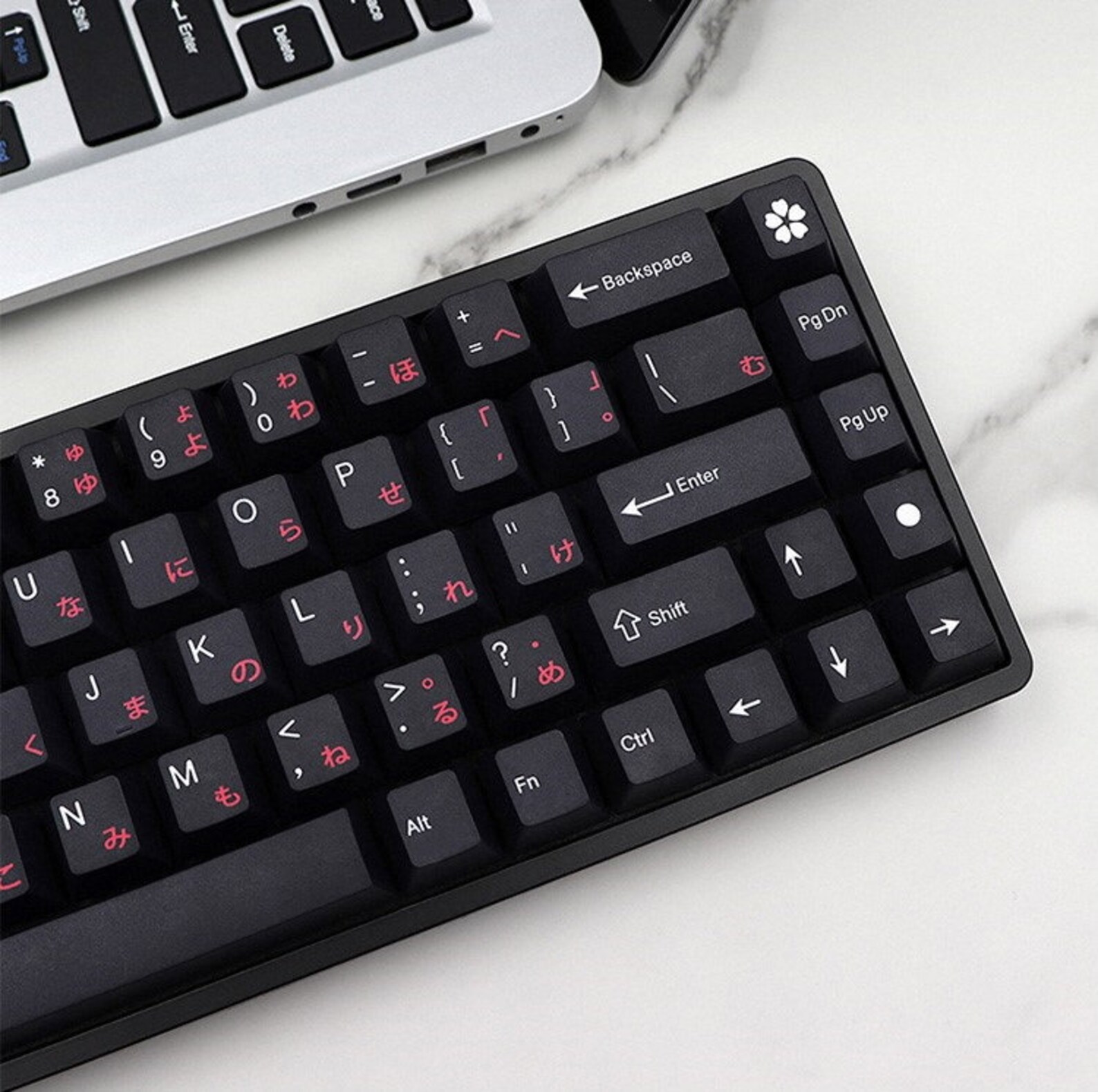 135 Kys Cherry Blossoms Keycaps Set Japanese Sakura Keycaps Etsy