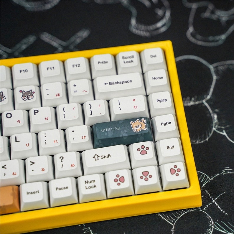 XDA Profile Firewood Dogs Keycaps PBT Sublimation 2U 1.75U Etsy