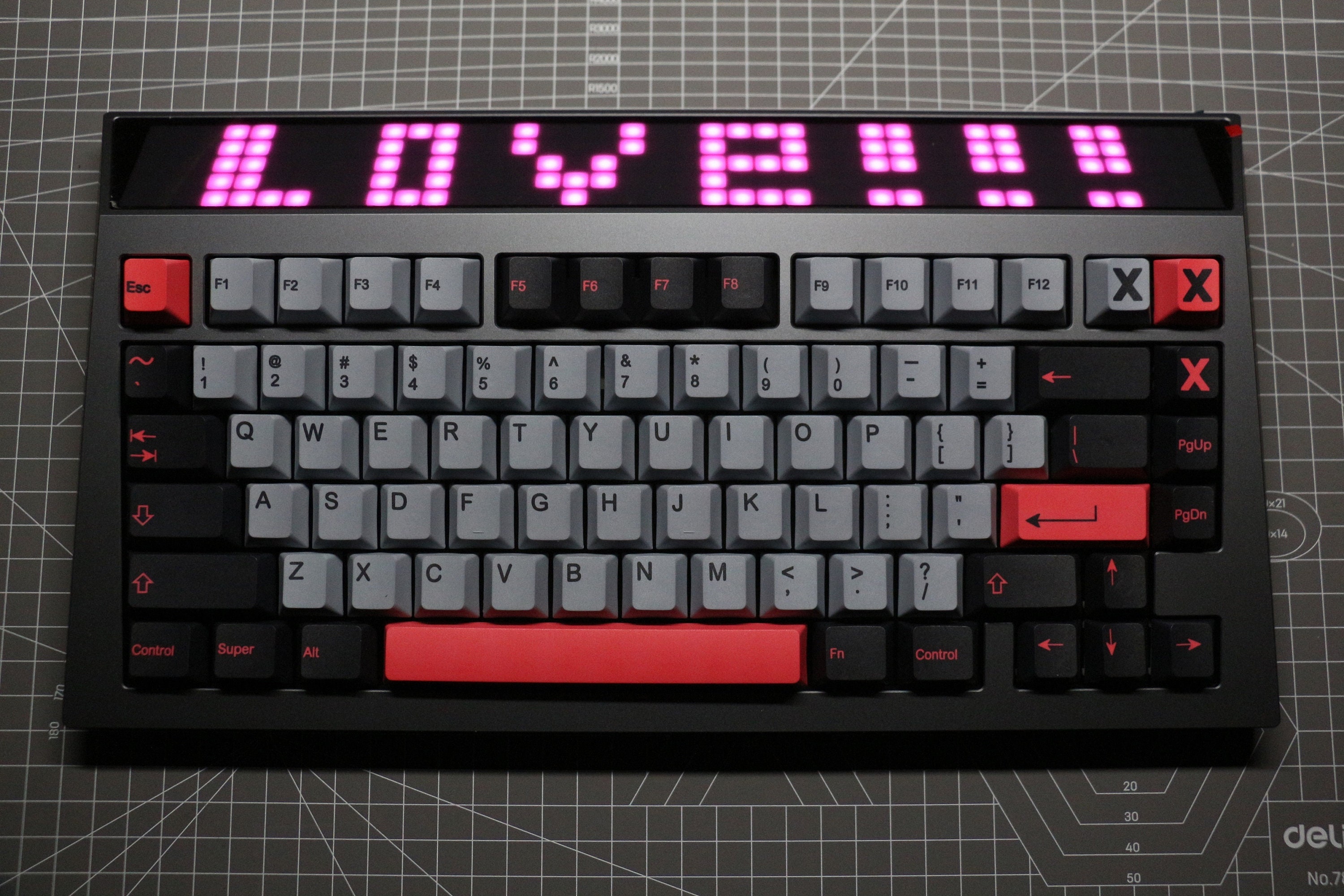 Benemate 12 Keycap Set - Custom PBT Keycaps For Burkina Faso
