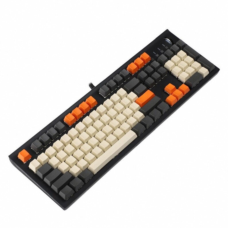 Carbon 61 87 104 Top Print Blank Keyset Thick PBT OEM Profile Keycaps Suitable For MX Mechanical Keyboard