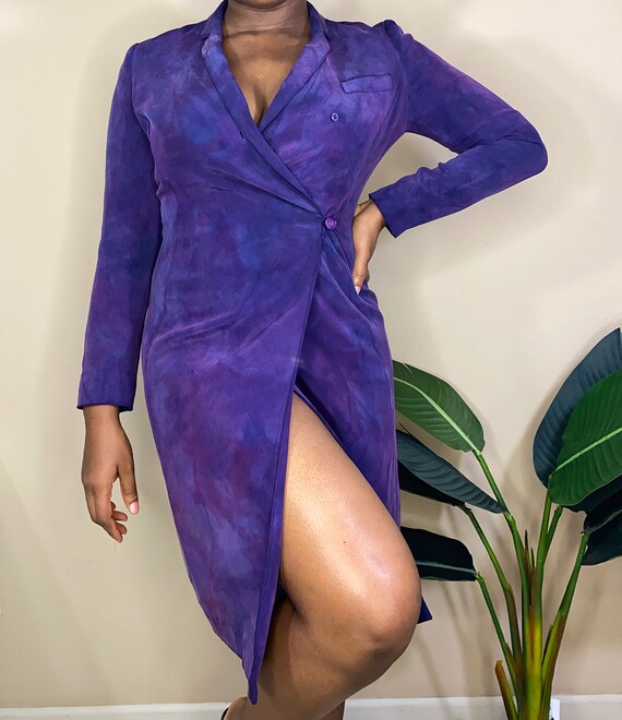 100% Silk Wrap Dress