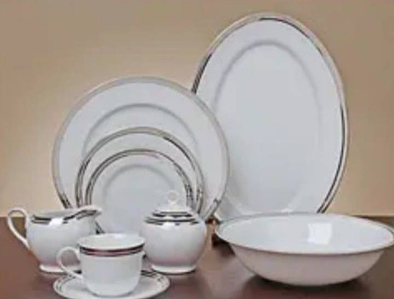 Pure Platinum Fine China by Royal Doulton 45 Piece Vintage Etsy