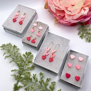 Candy Hearts | Valentines Day Collection | Polymer Clay Earrings | Dangle Earrings | Accessories | Statement Earrings