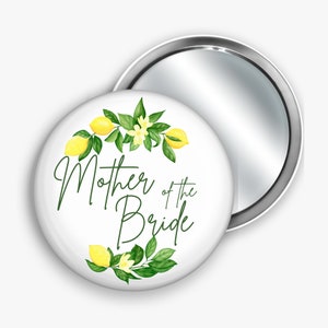 I Found My Main Squeeze Bridal, Compact Mirror,  Bachelorette Party, Bridesmaid Gift Box, Mother of the Bride (Lemon)