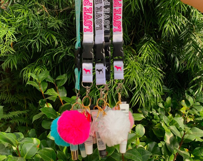 Personalized Lip Gloss Lanyards Etsy