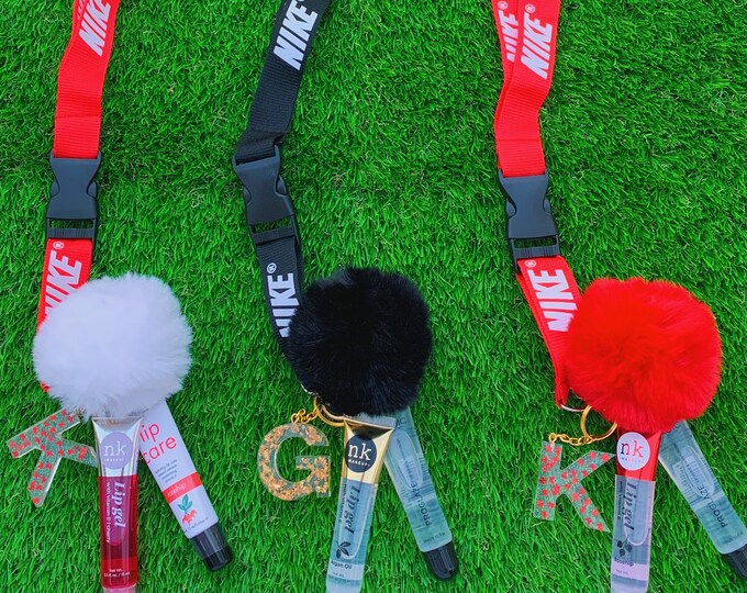 Personalized Lip Gloss Lanyard Etsy