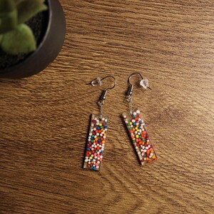 Colorful Resin Earrings