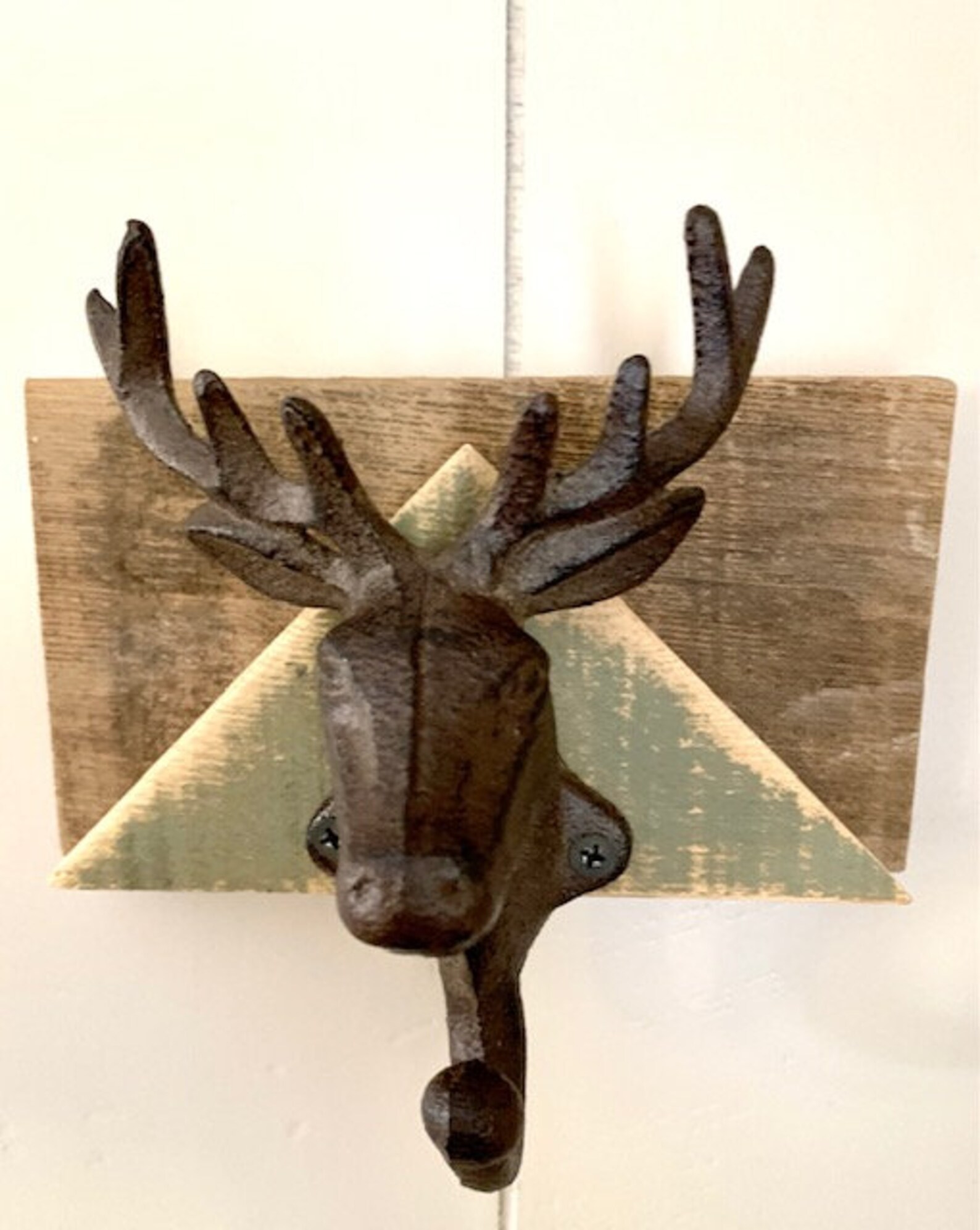 Deer hook Rustic hooks Rustic deer hook Etsy