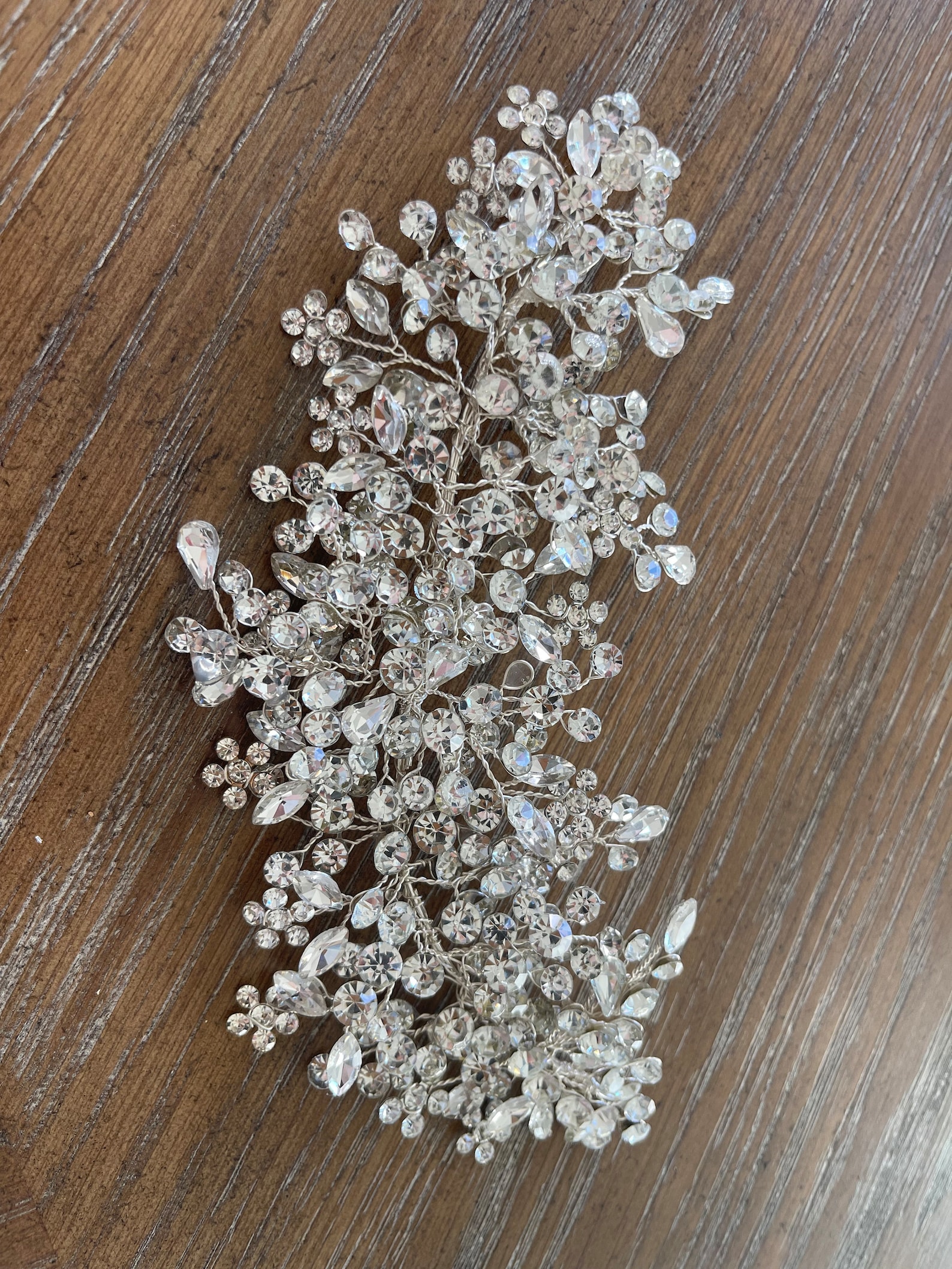 Crystal Bridal Hair Accessory: Wedding Prom Hair Vine - Etsy