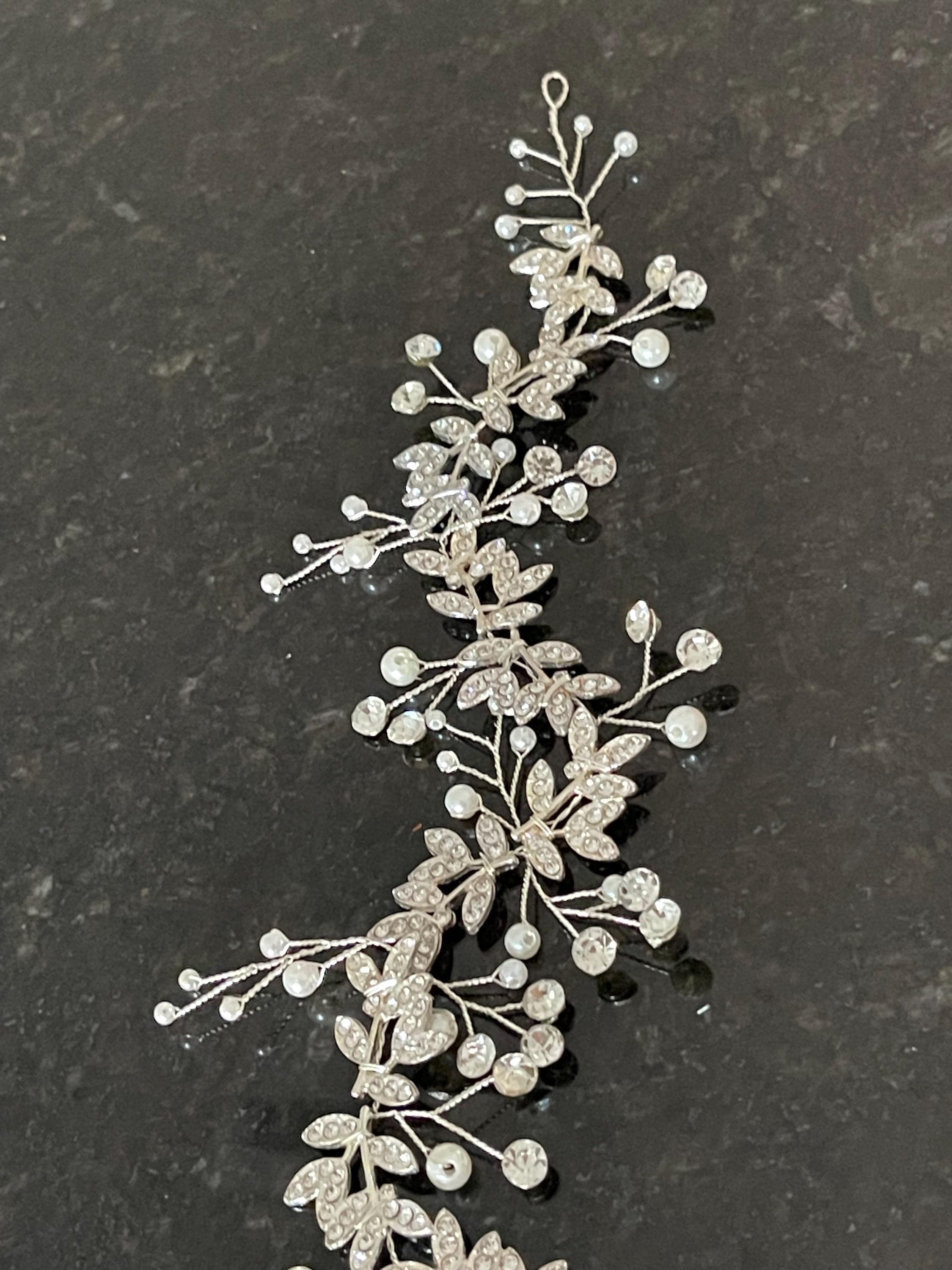 Bridal belt and/or hairpiece set Bridal Hair Piece Sets – Seleny International main image 3