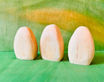 DIY wooden Easter eggs to paint yourself Easter decoration for Easter basket and at home Easter egg blanks wooden figures hand-painted Easter eggs