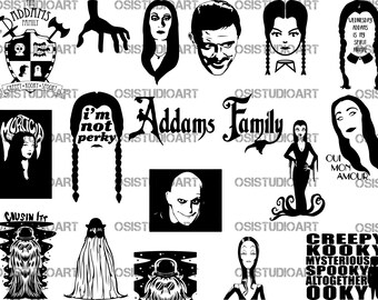 Free Free 97 Silhouette Addams Family Svg SVG PNG EPS DXF File