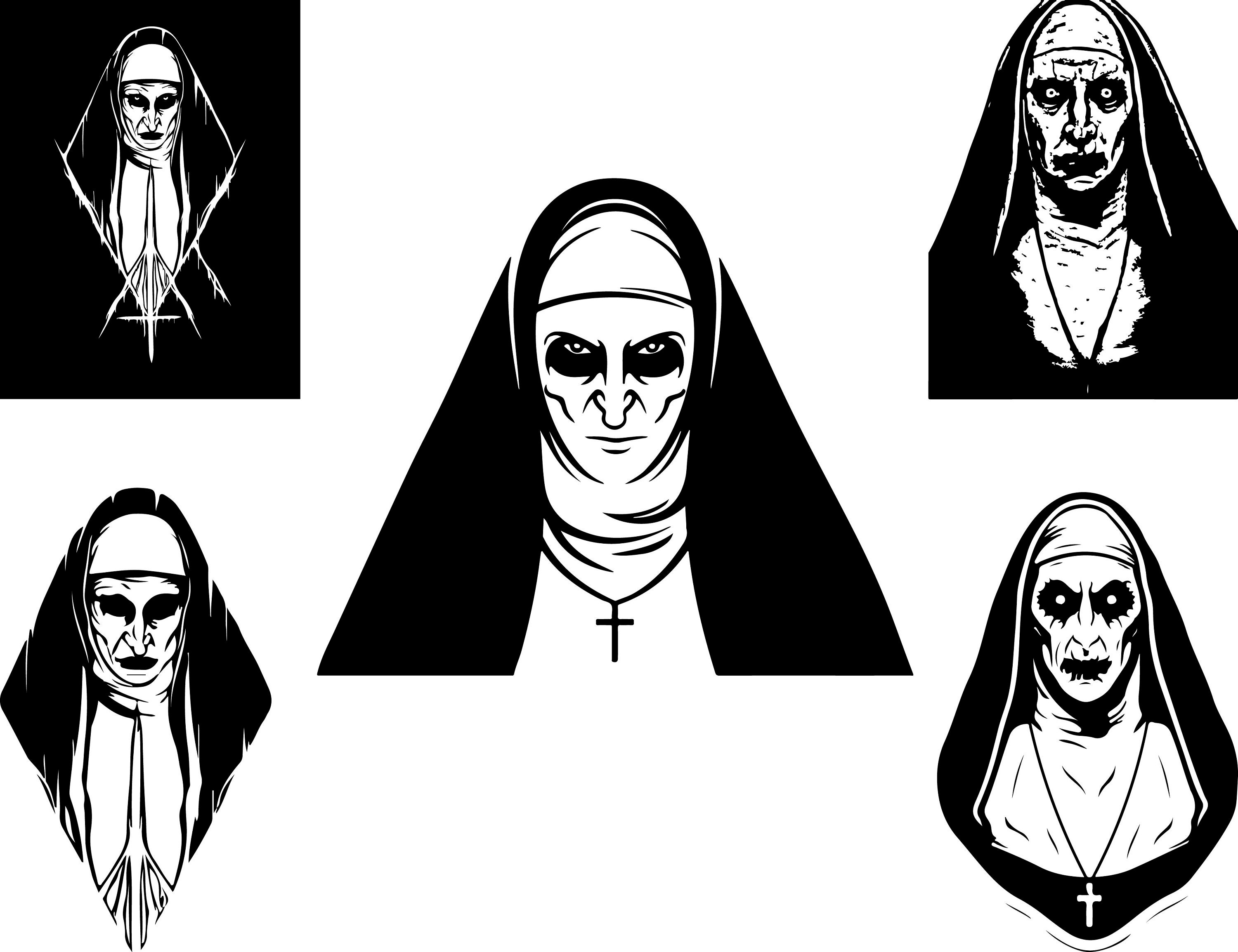 Unholy Nun SVG