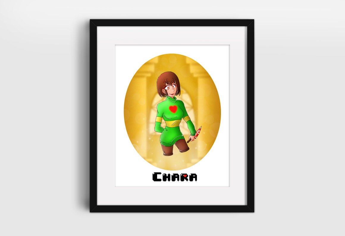 chara art by omochi : r/Undertale