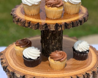 Rustic Cupcake Stand | Cupcake Tier | Wedding Decor | Rustic Decor | Rustic Cupcake Stand