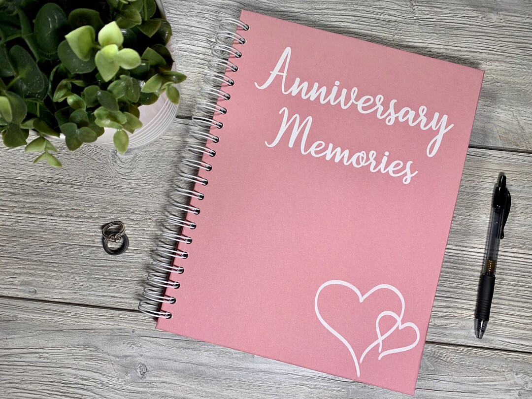Anniversary Memory Book Anniversary Album Anniversary Book Etsy