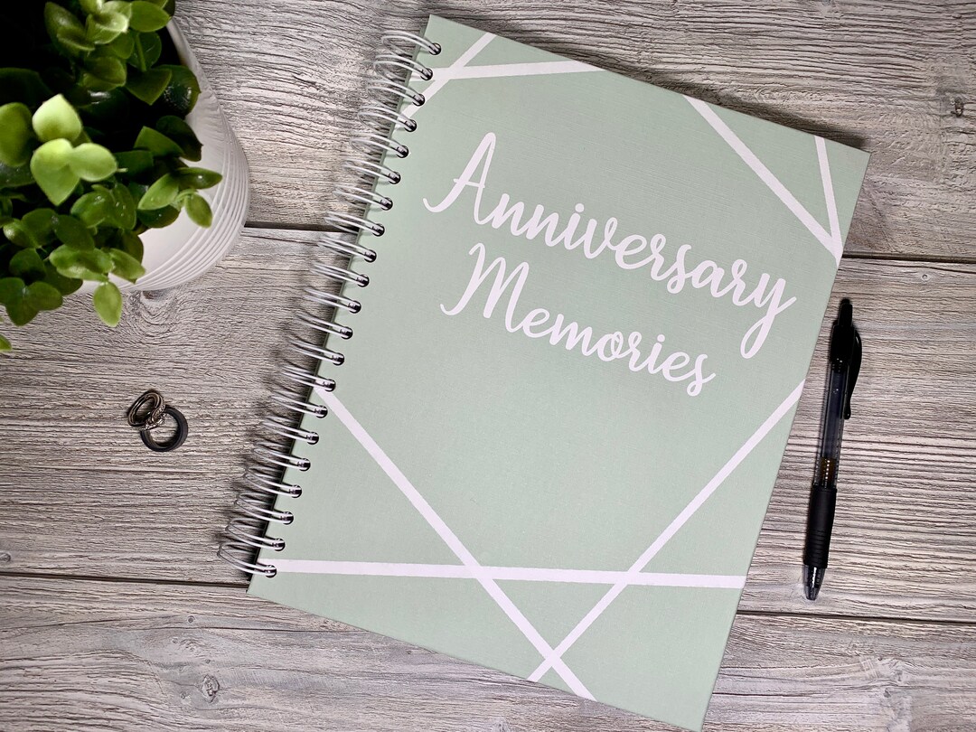 Anniversary Memory Book Anniversary Album Anniversary Book Etsy