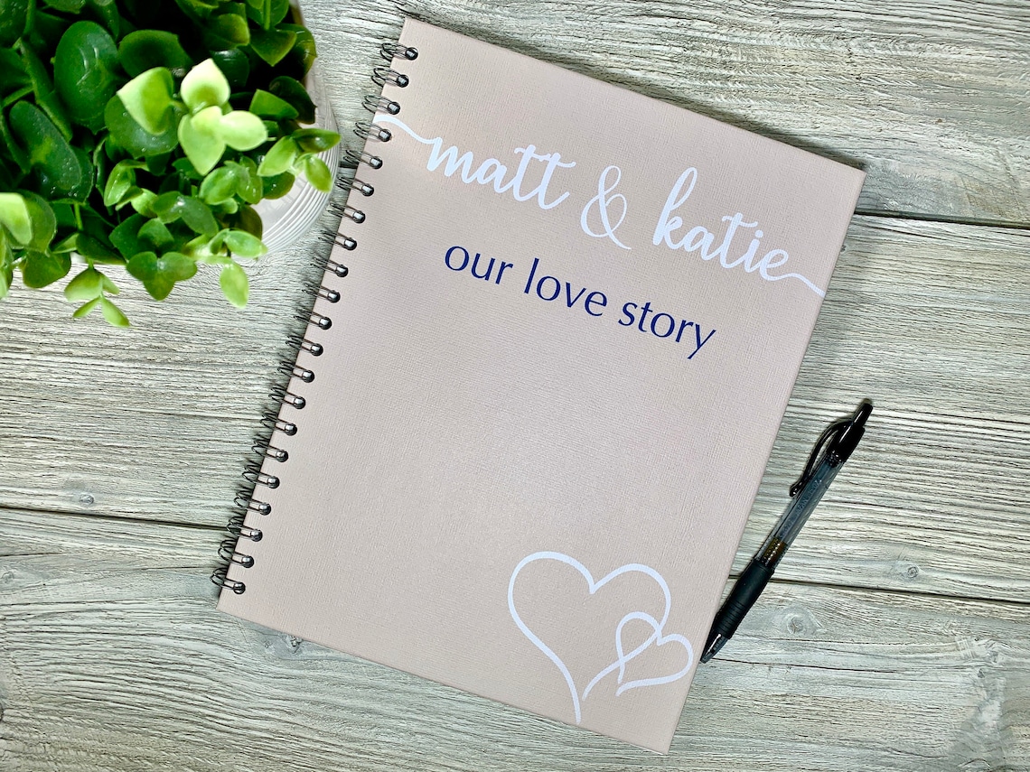 Love Story Book Couples Journal Memory Book for Dating Etsy