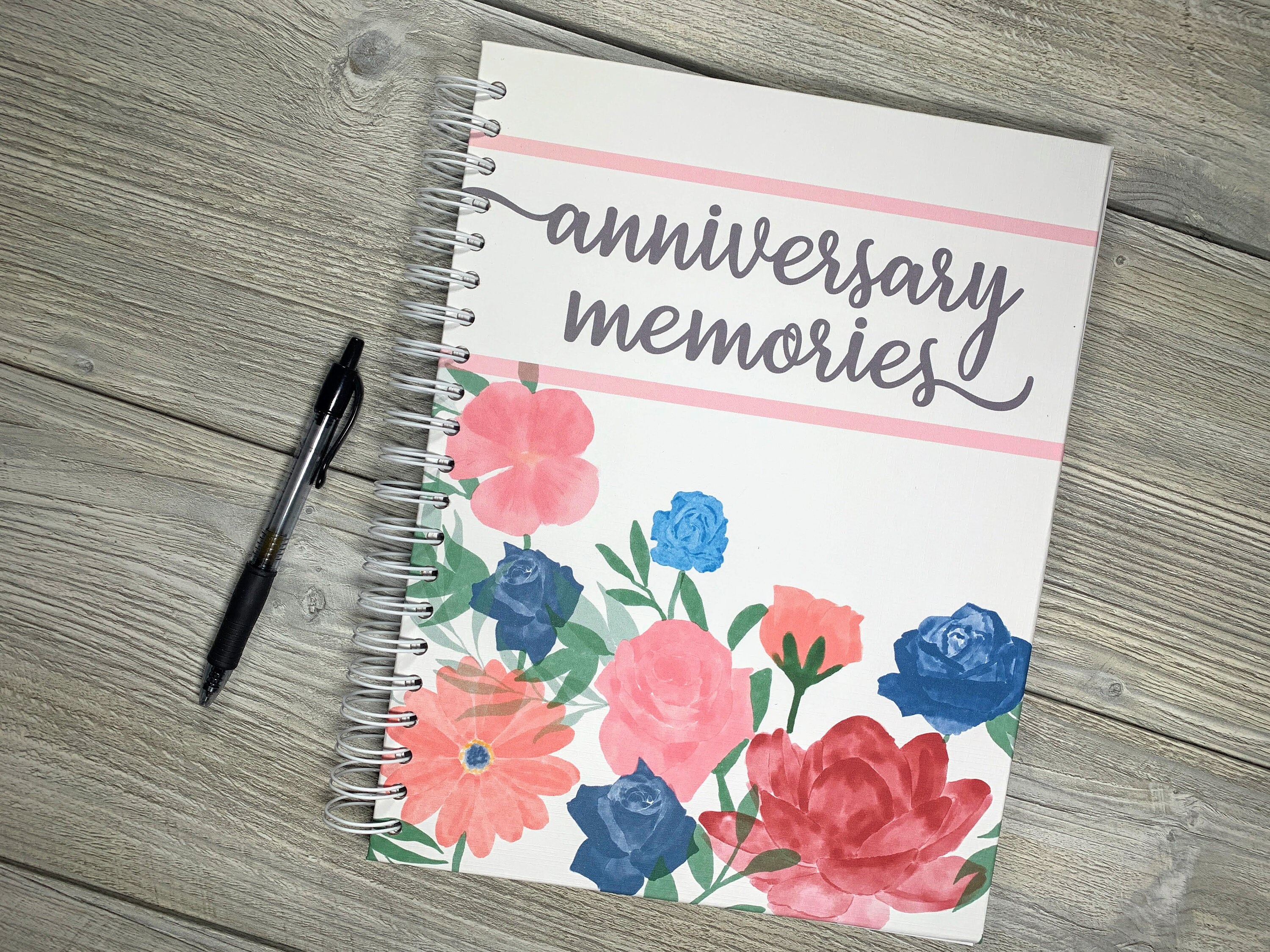 Anniversary Memory Book Anniversary Album Anniversary Book Etsy