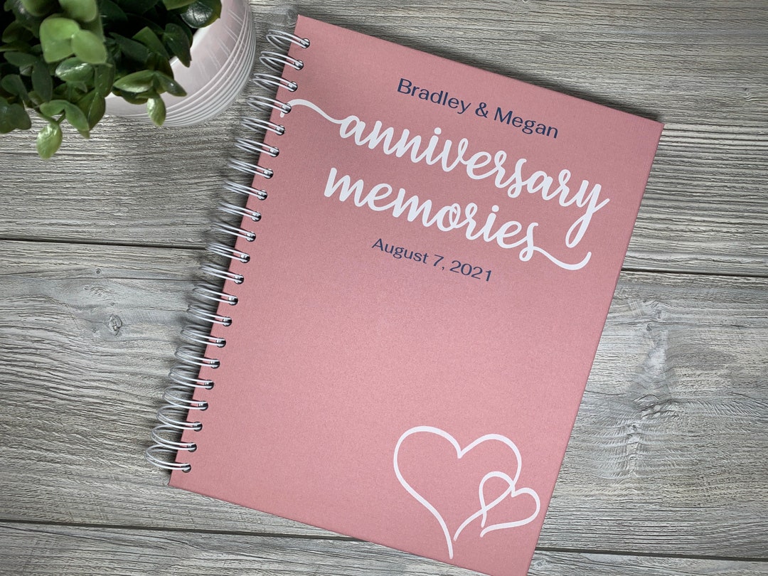Anniversary Memory Book Anniversary Album Anniversary Book Etsy