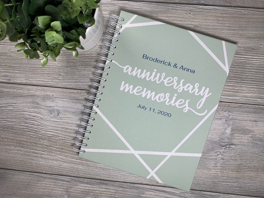 Anniversary Memory Book Anniversary Album Anniversary Book Etsy