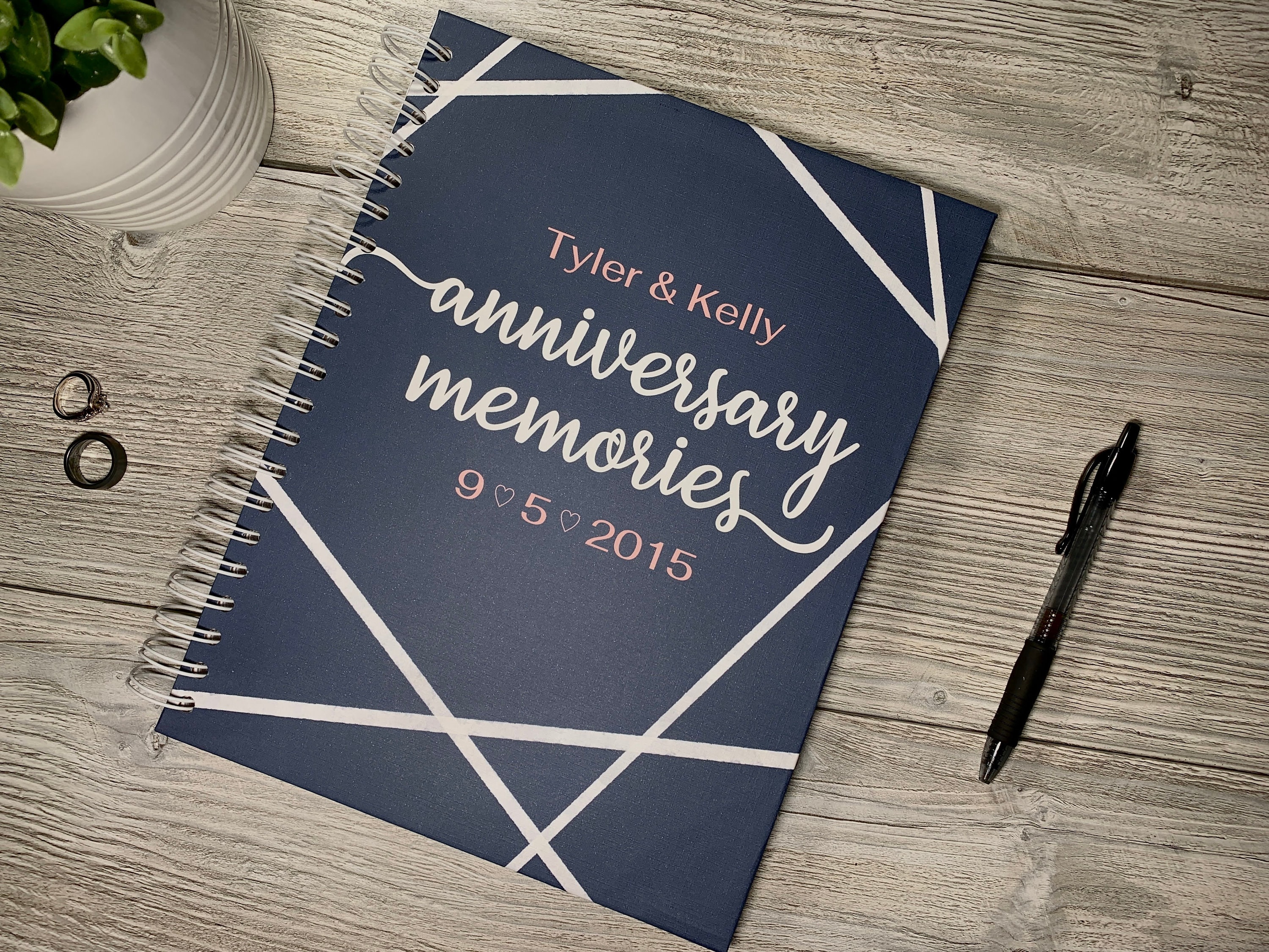 Anniversary Memory Book Anniversary Album Anniversary Book Etsy