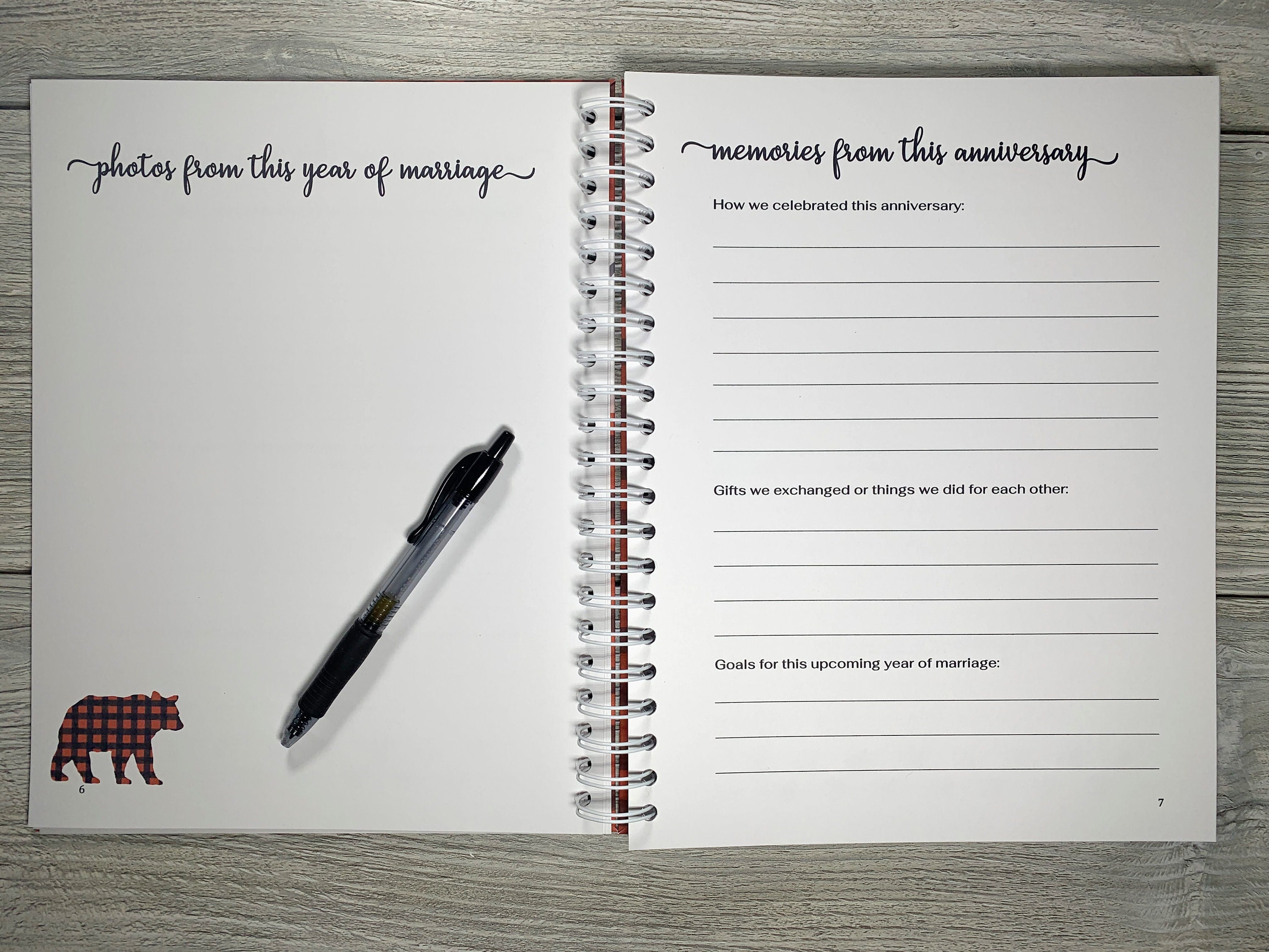 Anniversary Memory Book Anniversary Album Anniversary Book Etsy