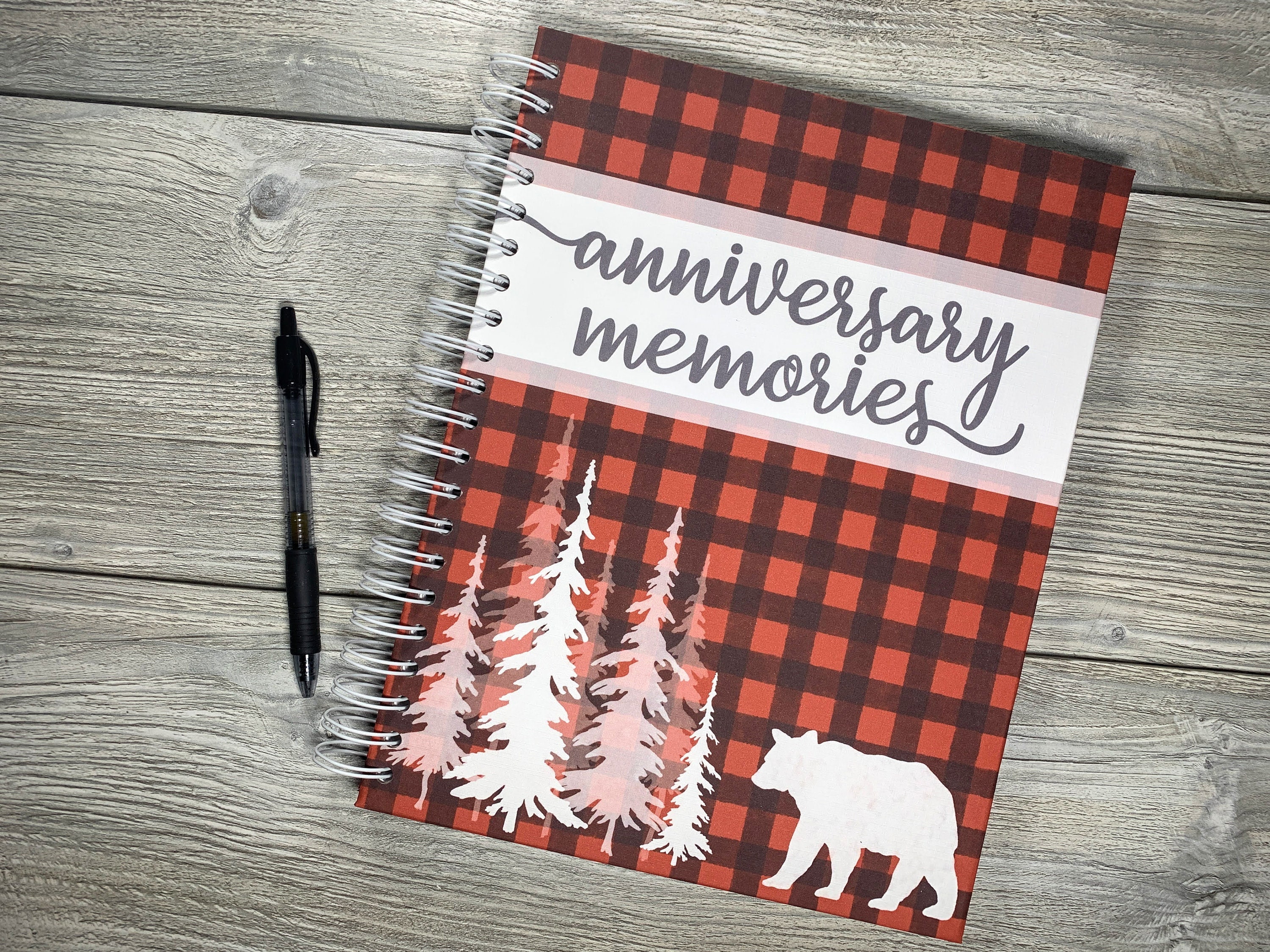 Anniversary Memory Book Anniversary Album Anniversary Book Anniversary  Keepsake Anniversary Gift Anniversary Journal 