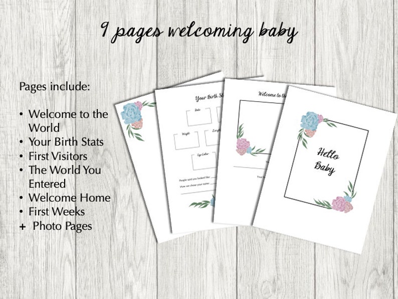 Printable Child Memory Book Baby Memory Book Toddler Memory Book Baby