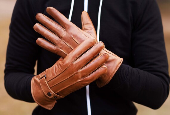 Lined driving best sale gloves
