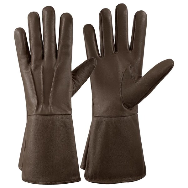 Medieval Costume Leather Gloves