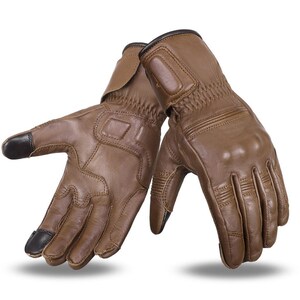 Genuine Leather Motorcycle Gloves, Racing Gloves, Biking Gloves Made With Genuine Sheep Skin Leather & Touch Screen Material