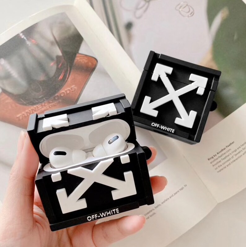 Off white AirPods Pro case | Etsy