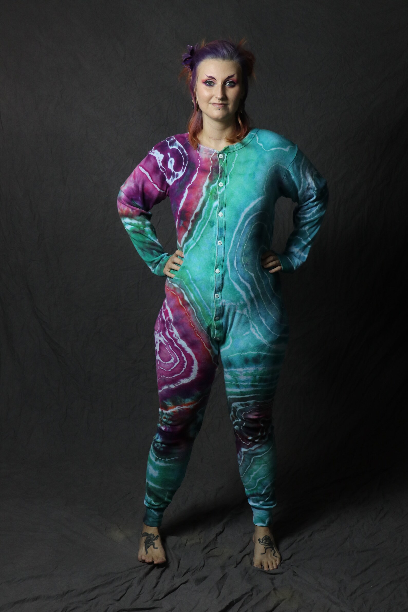 tie and dye night suits