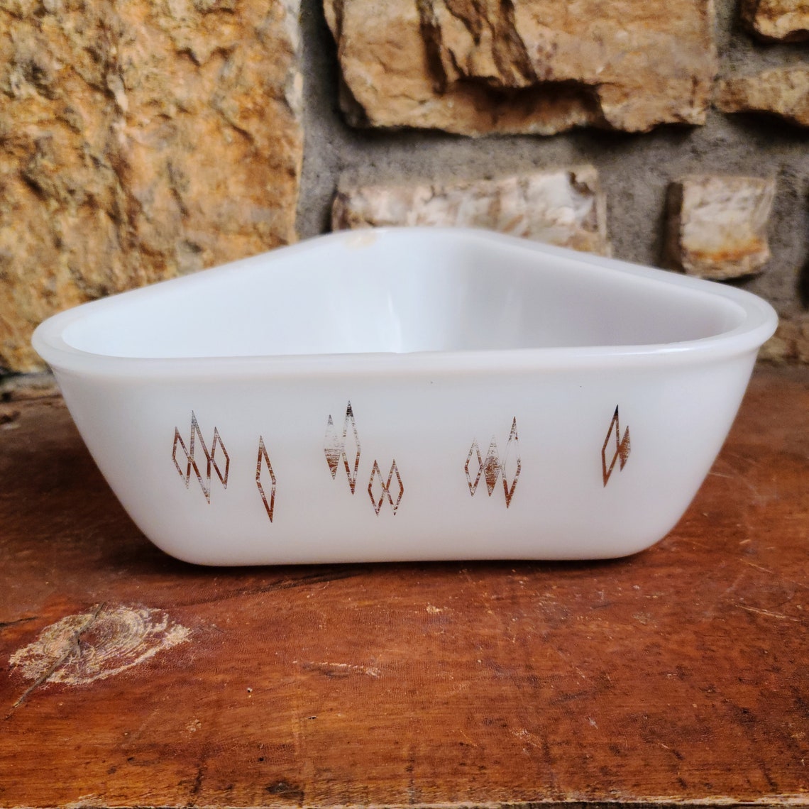 Vintage Glass Bakeware Midcentury Modern Casserole Dish Etsy