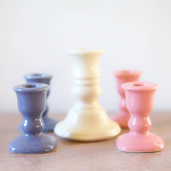 Ceramic Candlesticks Etsy