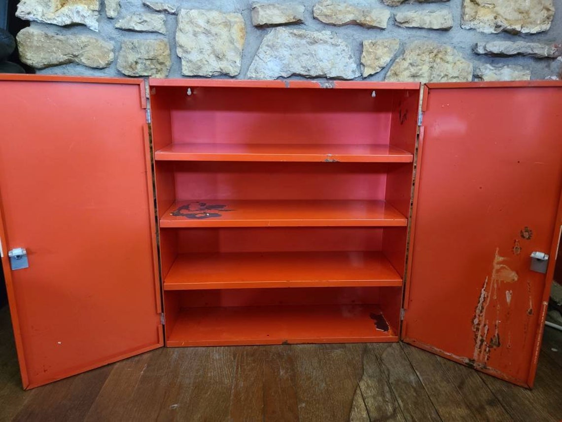 Vintage Medicine Metal Hanging Shelf Apothecary Etsy