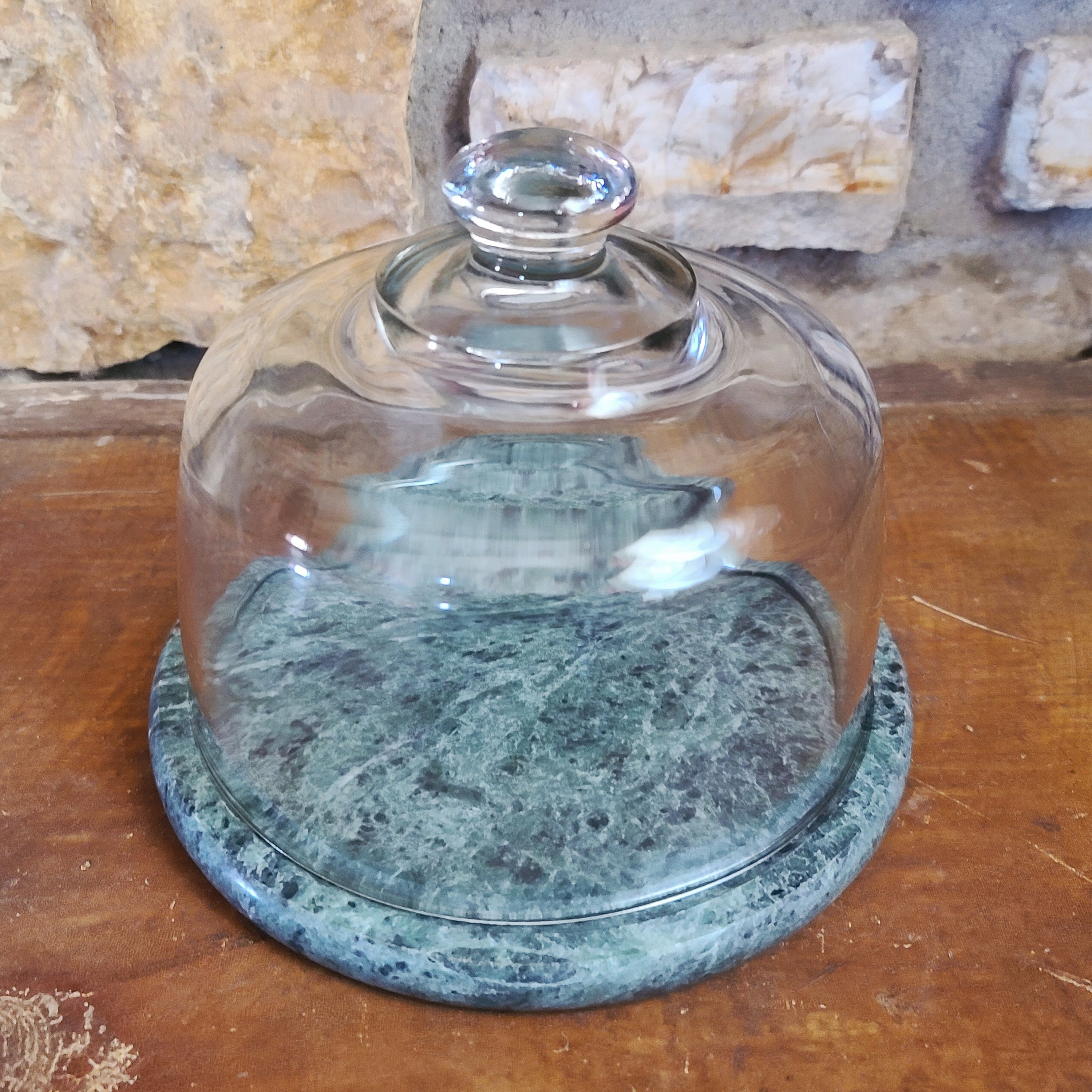 Vintage Glass Cheese Dome Cheese platter Cake Plate Food Etsy