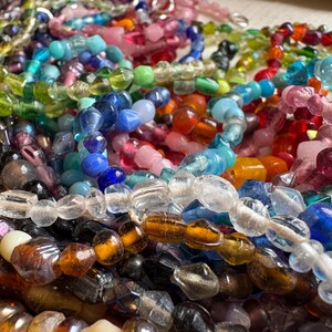 Bead Curtains: Green Garden Light Boho, All Glass Hippie Style Handmade Sun Catcher image 18