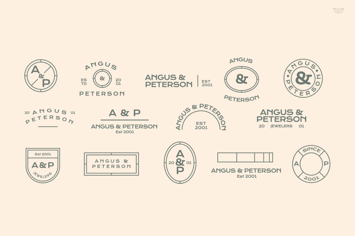 Minimalist Logo Templates Bundle 1 | Instant Download | Simple Vector ...