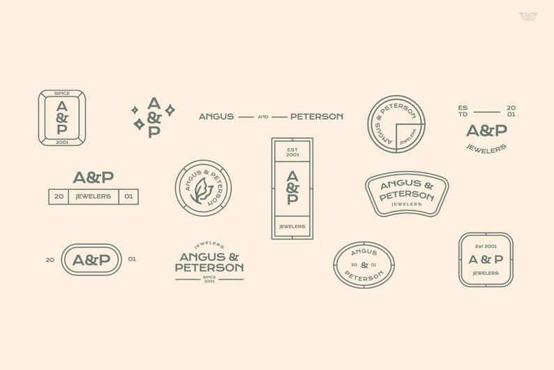 Minimalist Logo Templates Bundle 1 | Instant Download | Simple Vector ...