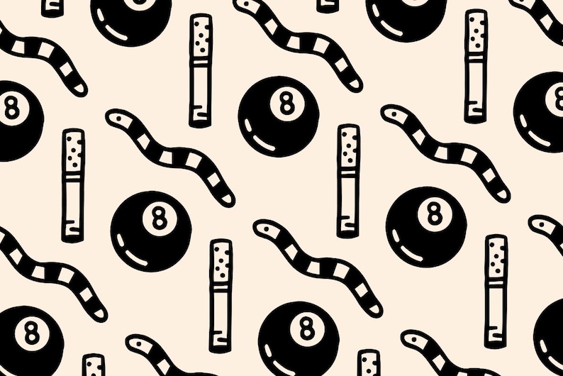 Abstrakt tatuering clipart-paket, handritad vektortatueringsinspiration, enkla tatueringsillustrationer SVG, djurtatueringar PNG bild 10