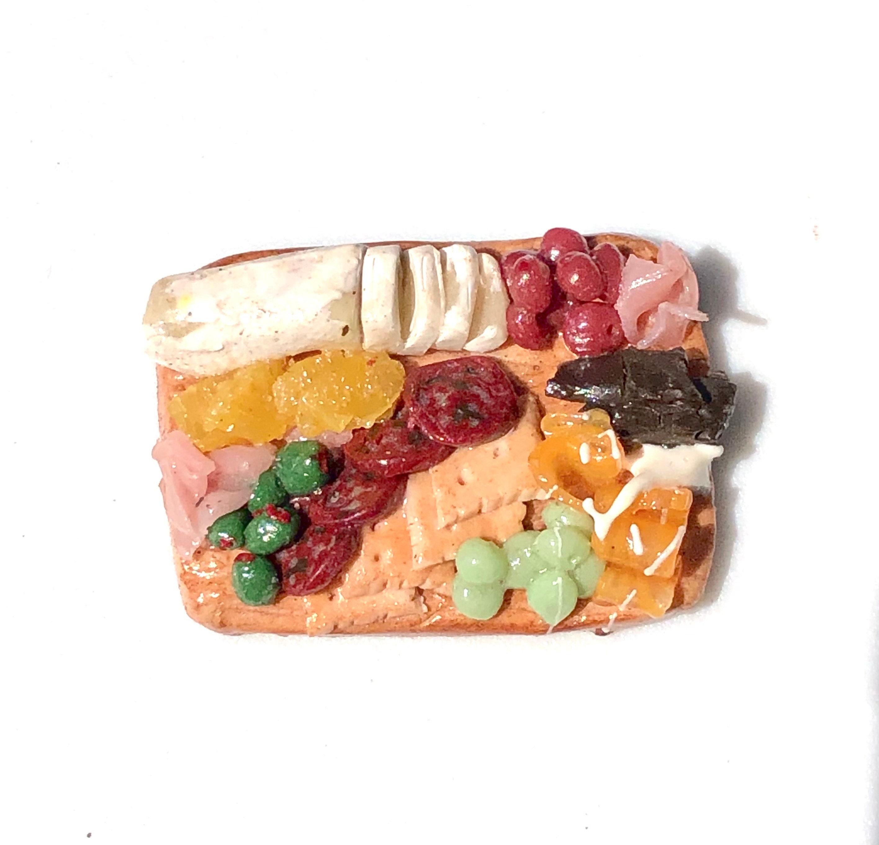 Charcuterie board miniatures polymer clay miniatures Etsy