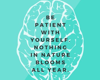 Cerveau de santé mentale Poster