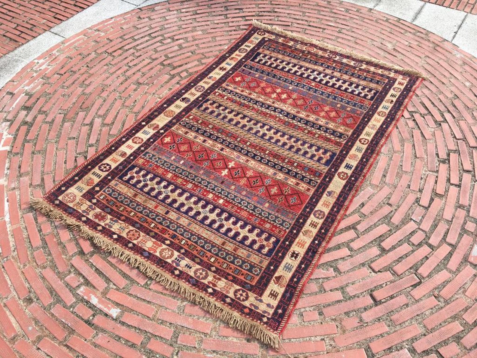 Authentic Turkish Rug Vintage Handmade Decorative Turkish Etsy