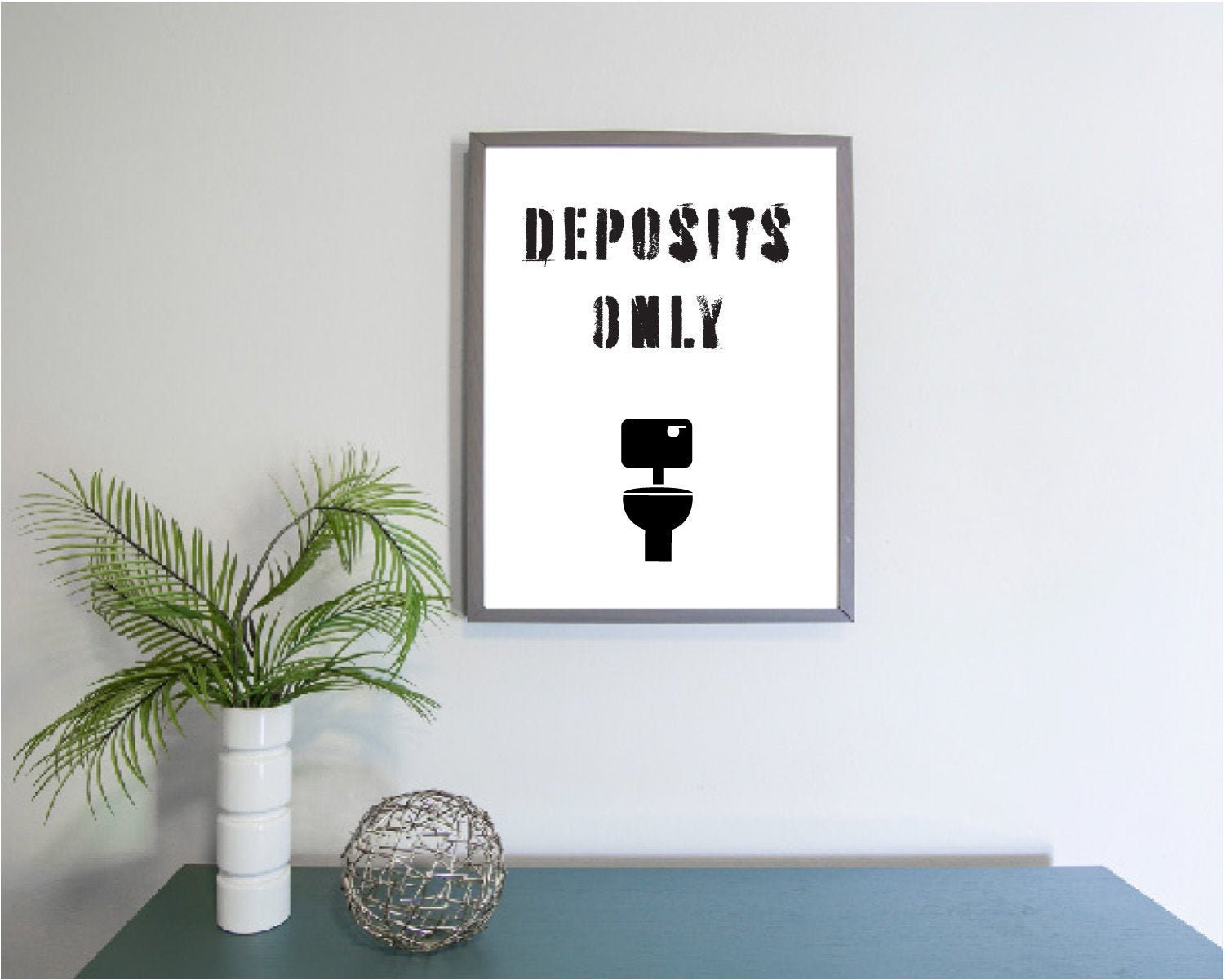 Badezimmer Zitat Nur Einlagen lustig Waschraum | Etsy