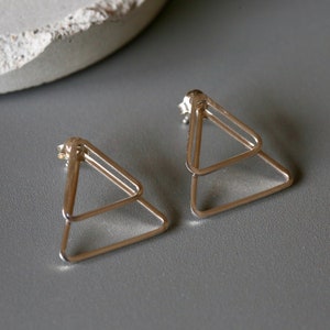 Boucles D’oreilles En Argent 925 Avec Cyanite – Goujons élégants, Cadeau En Boîte