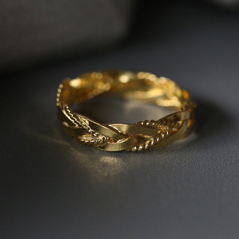 Gouden Teen Ring Verstelbare Toe Ring Verstelbare Ring Vergulde Sterling Zilveren Ring Sterling Zilver 925 276 afbeelding 2